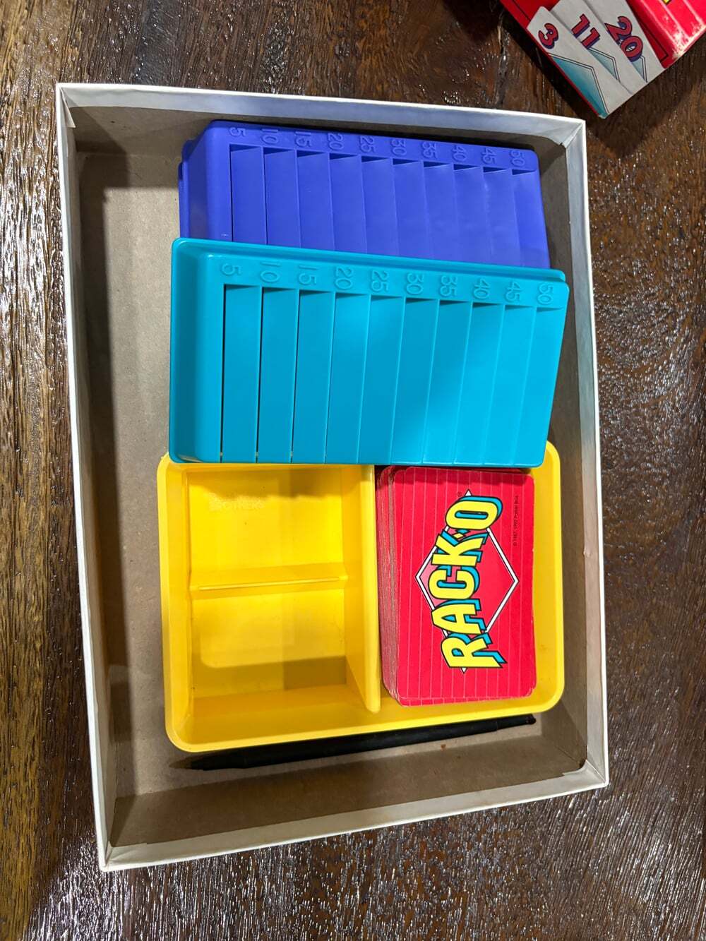 Vintage Rack-O Board Card Game Parker Brothers 40073